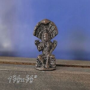 Vtg brass Lord Vishnu amulet